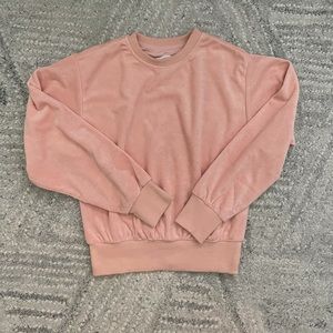 NWT - Pink Terry Cloth Top